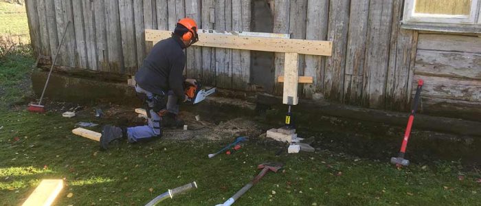 byte av syll på torp