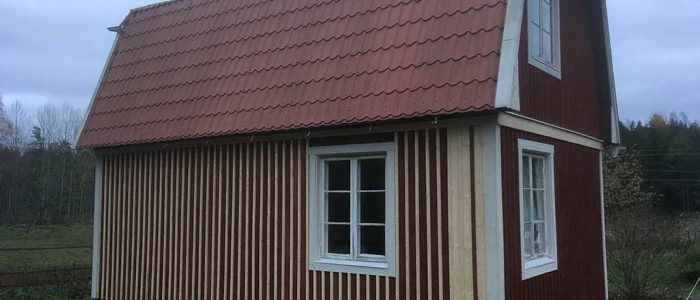 Ny panel på torp